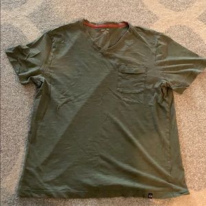 Army Green banana republic V neck SS